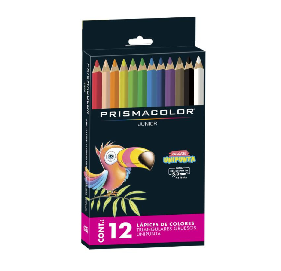 2153013_web.png Prismacolor Junior 12Ct Triangular Thick - Imagen 1
